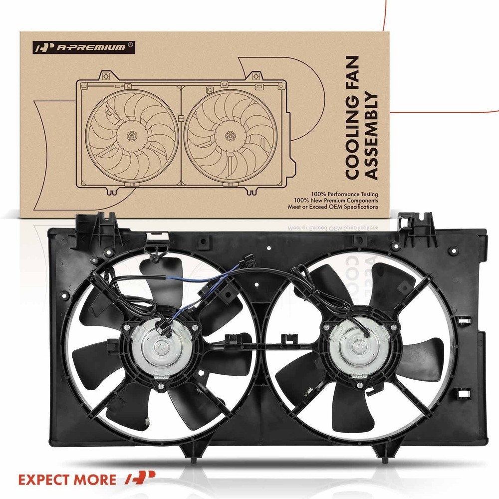 A-Premium Engine Radiator Cooling Fan Assembly Compatible with Select Mazda M...