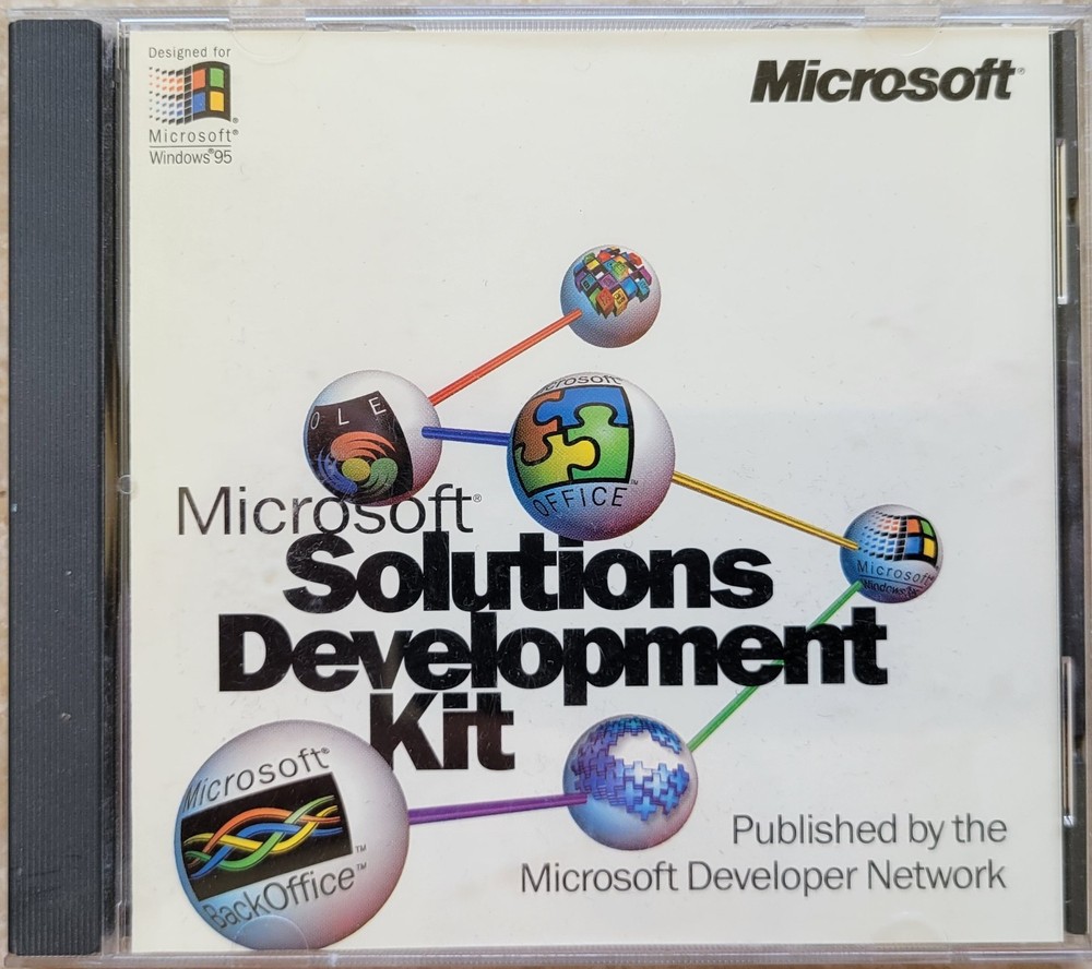 Vintage CD - Microsoft Solutions Development Kit Software