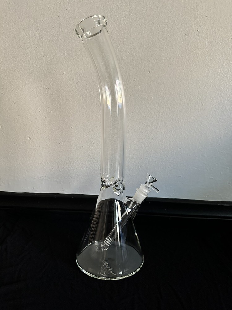 18” Hookah Water Pipe Bent Neck Beaker Bong