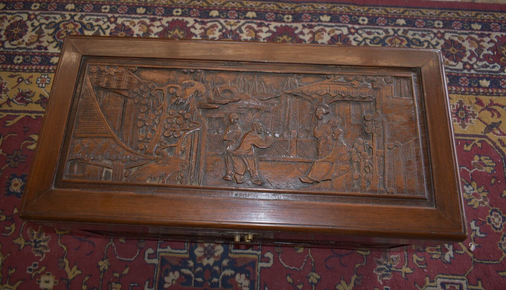 Vintage Asian Style Blanket Chest