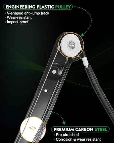 741-485 Front Right Passenger Side Power Window Front Left Driver Side