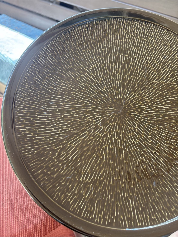 3 Sango Spectrum Black Dinner Plates