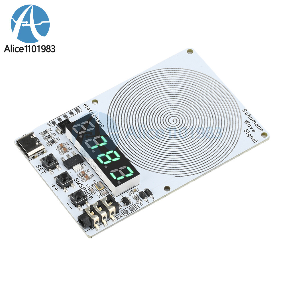 Adjustable 0.01Hz~9999Hz Frequency Schumann Wave Generator 4Bit Digital Display