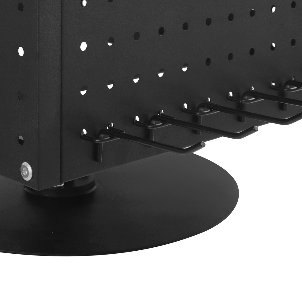 Pegboard Rotating Display Stand 4 Sided Spinning Peg Board Display Peg Board