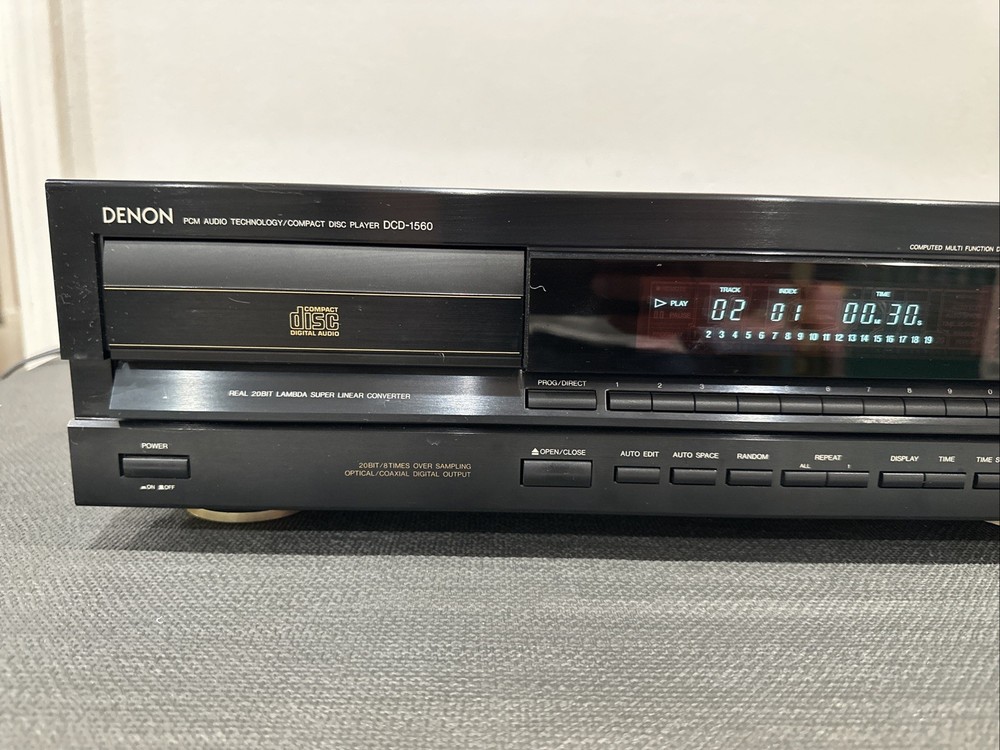 DENON DCD-1560 CD Player Real 20 Bit Lambda DAC