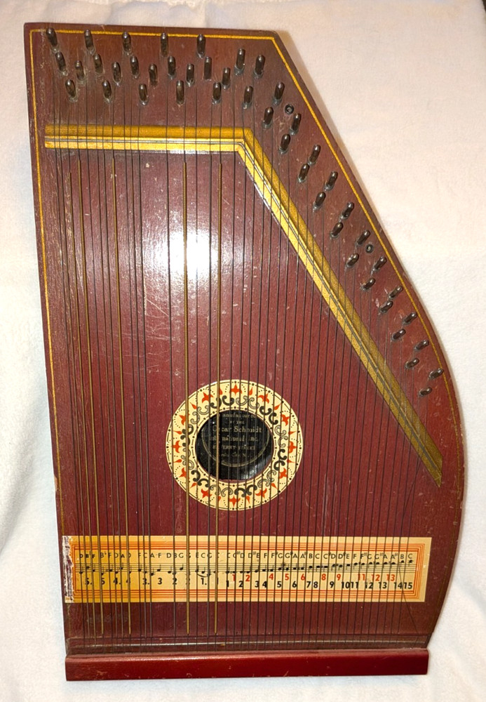 Oscar Schmidt Antique 45-string Zither (from the 1920's) - missing 4 strings