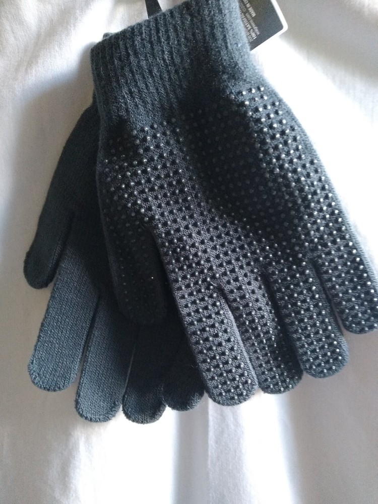 WEST LOOP GRIPPER LADIES GLOVES *    * ONE SIZE ** WARM **GRAY