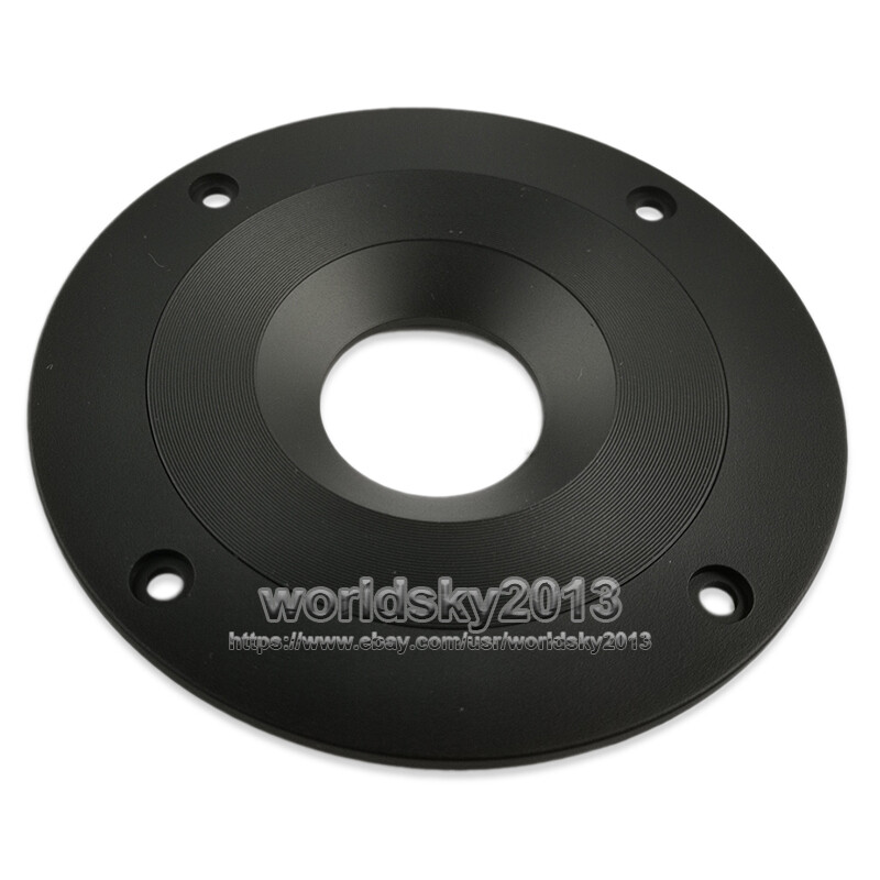 2pcs OD105mm 25-Core Tweeter Cover Panel Decorative Circle Speaker Fixed Plate
