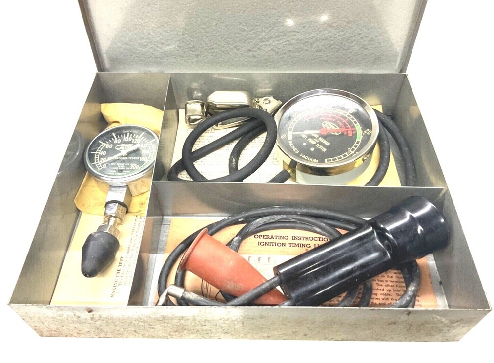 ALLSTATE COMPRESSION TESTER, ENGINE VACUUM & FUEL PUMP TESTER, TIMING LIGHT