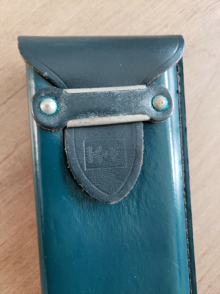 K&E 68 1318 Engineering Science Slide Rule LOG LOG DUPLEX TRIG & Leather Case