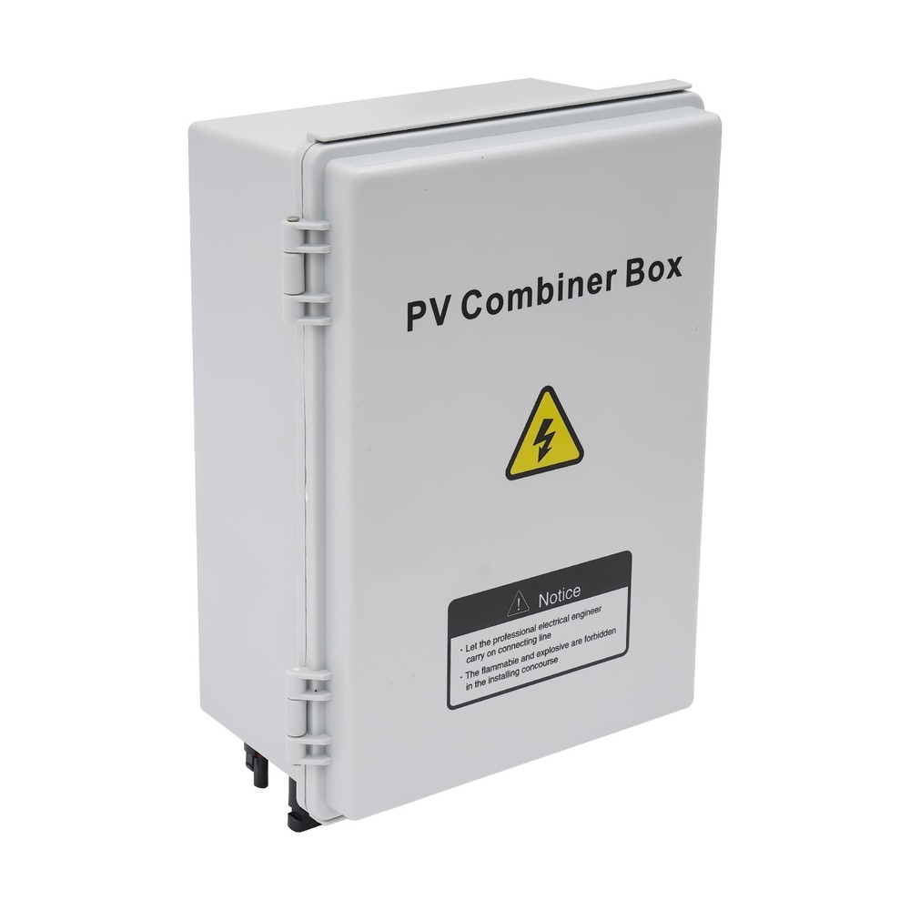 6 String Solar PV Combiner Box Circuit Breaker Junction Box For Solar System
