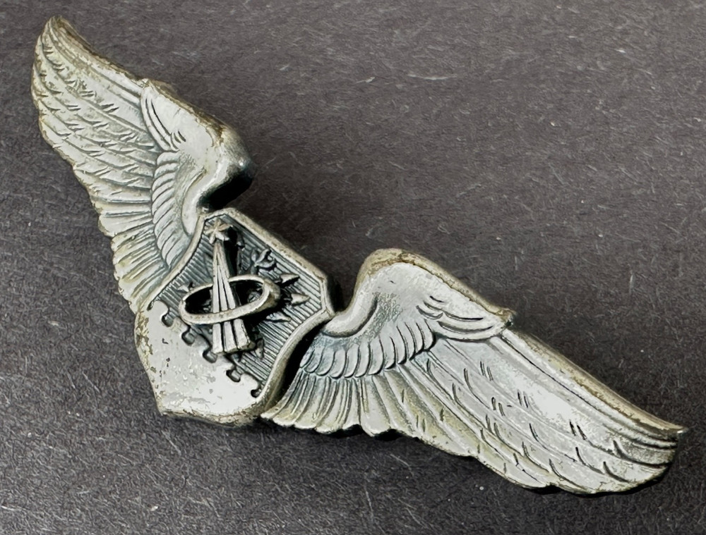 Wings Air Force NASA Astronaut Flight Engineer Silver Pin