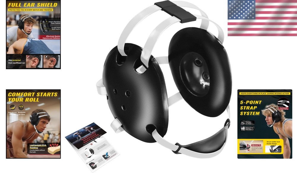 Communication-Friendly Wrestling Headgear=