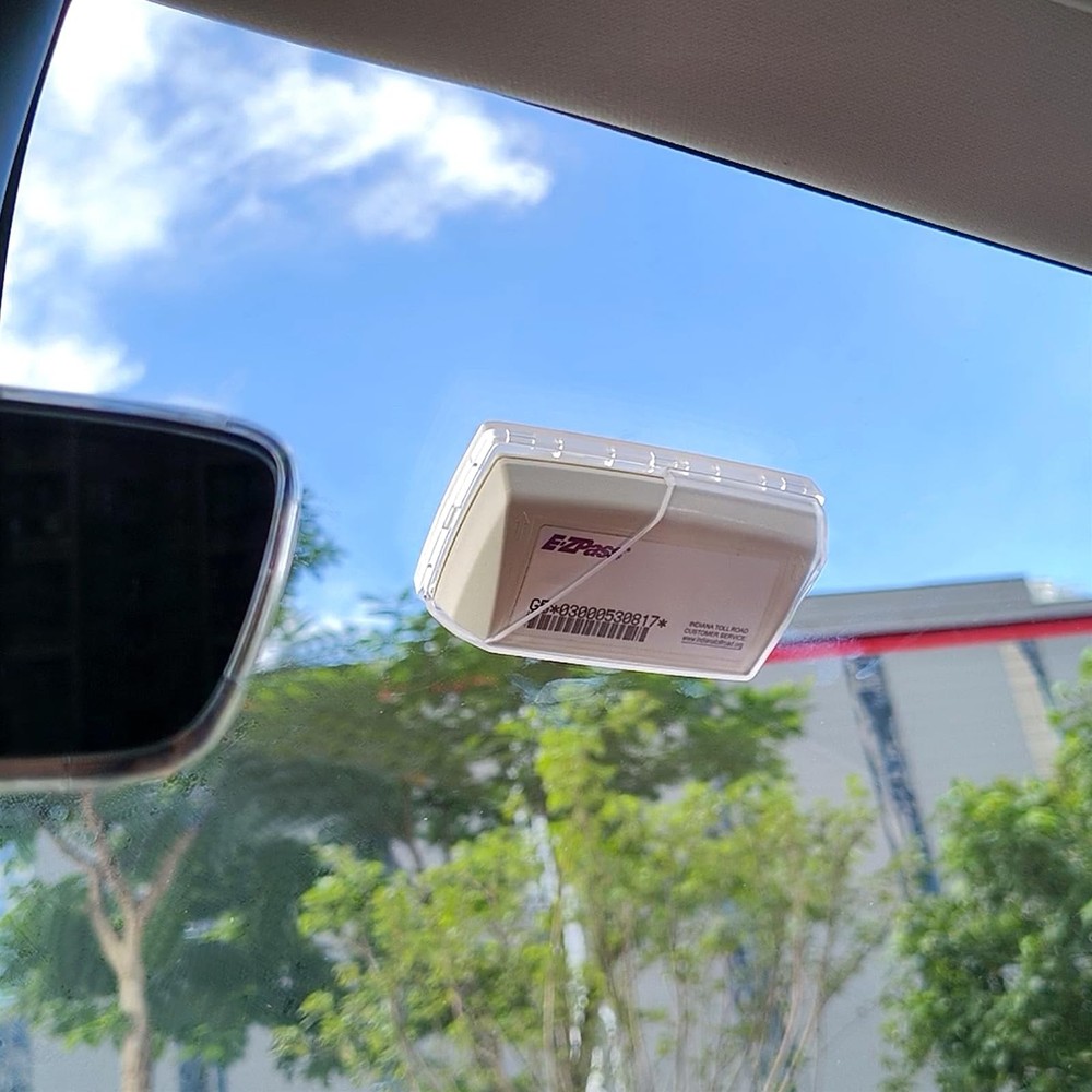 2 Pack EZ Pass Holder with Super Strong Suction Cups for Windshield. Ezpass H...