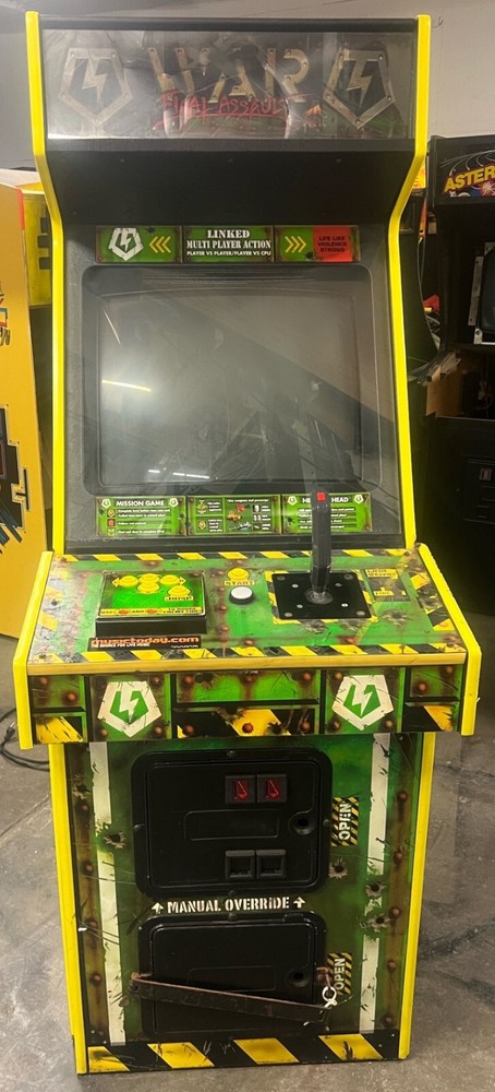 WAR FINAL ASSAULT ARCADE MACHINE by ATARI 1999 (Excellent Condition) *RARE*
