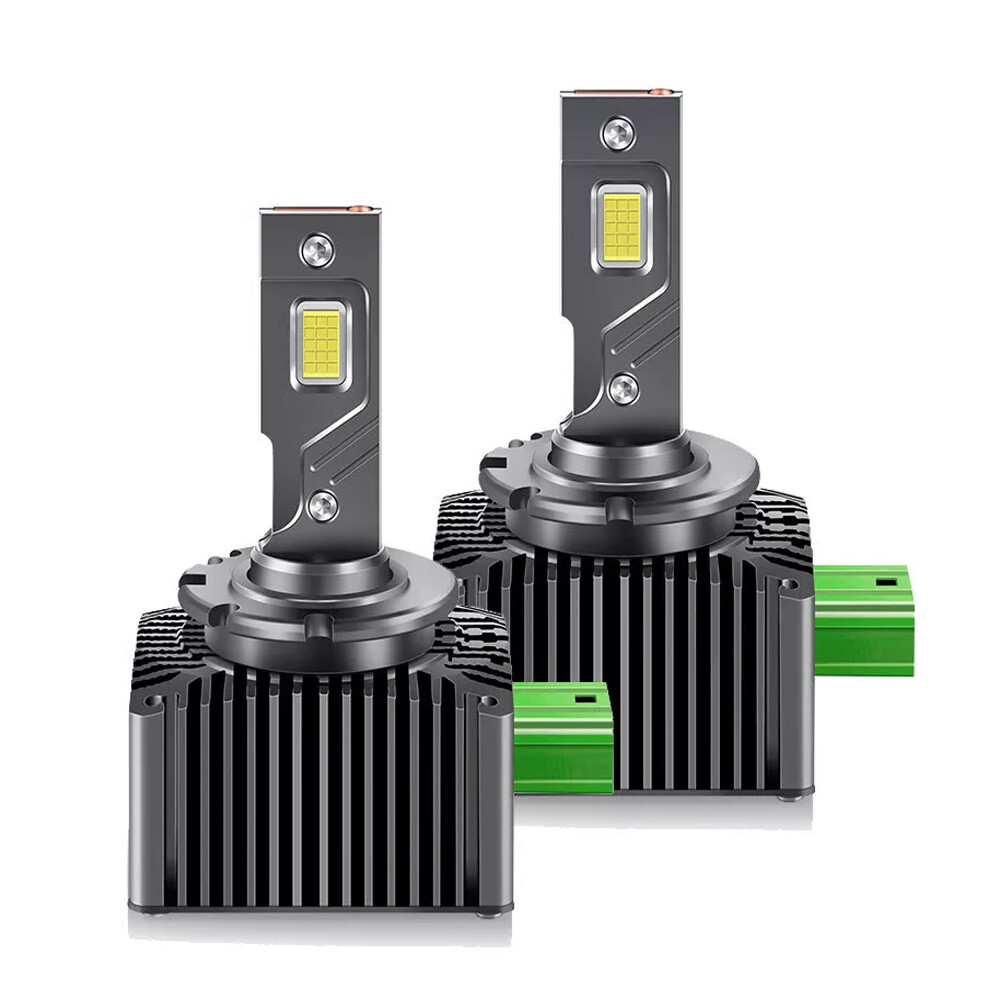 2pcs D3R D3S LED Headlight Bulbs 200W 6000K Super White HID Xenon Conversion Kit