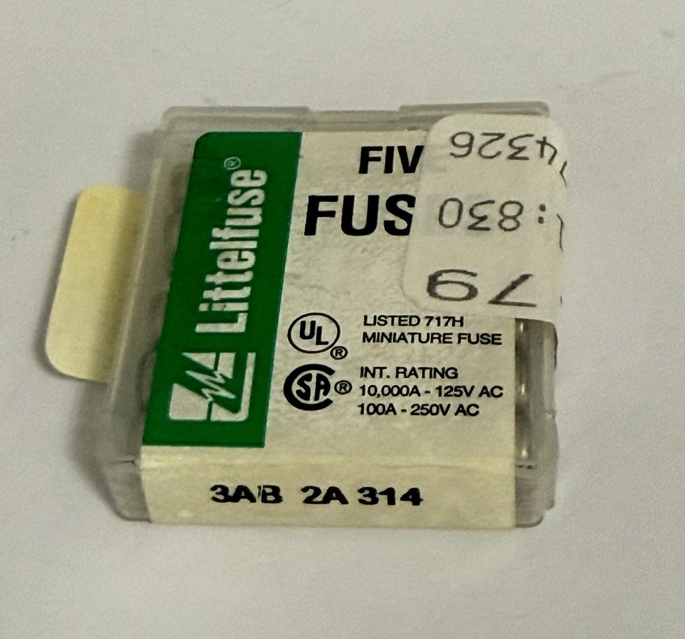 5ea Littelfuse  Fuses 3AB 2AMP