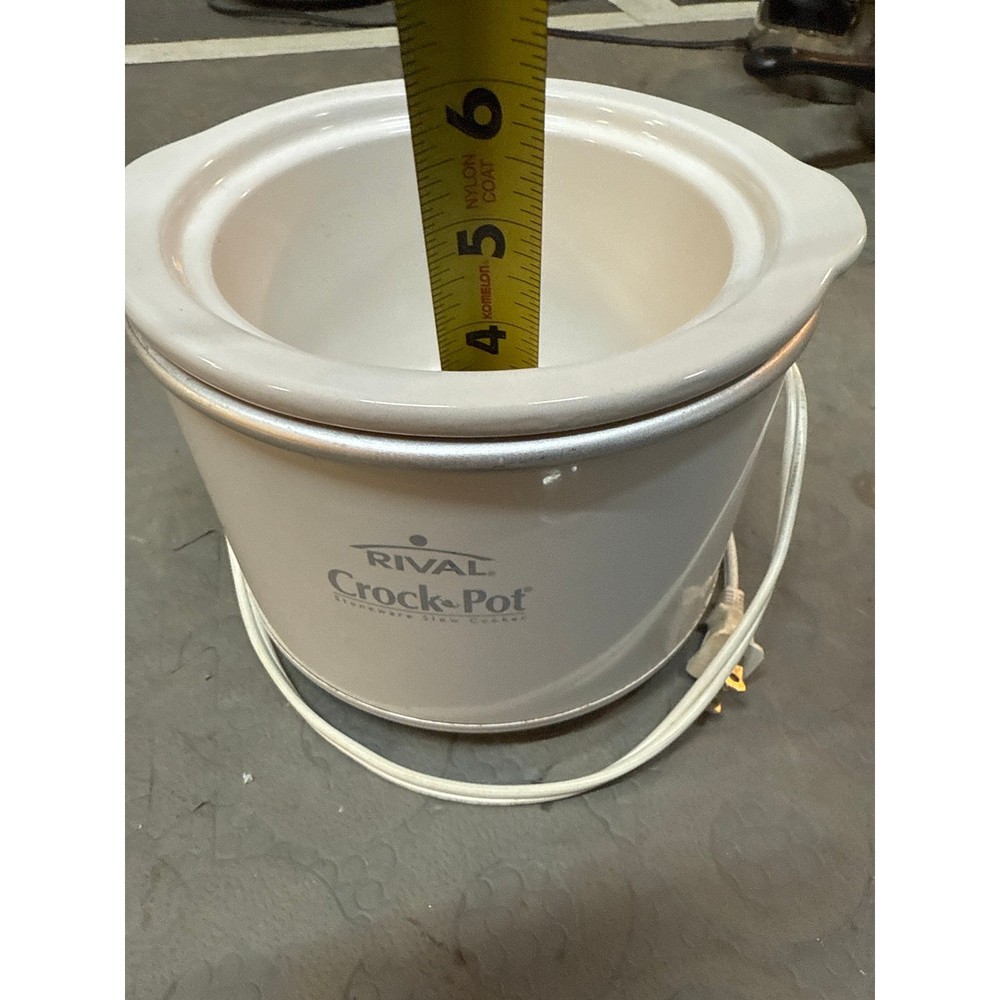 Rival Crock-Pot Slow Cooker - 1.5 Quart, White