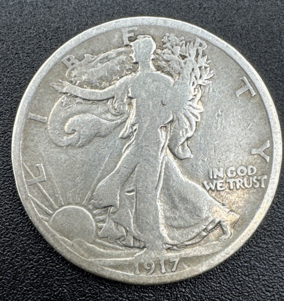 1917-D Rev. Walking Liberty Half Dollar