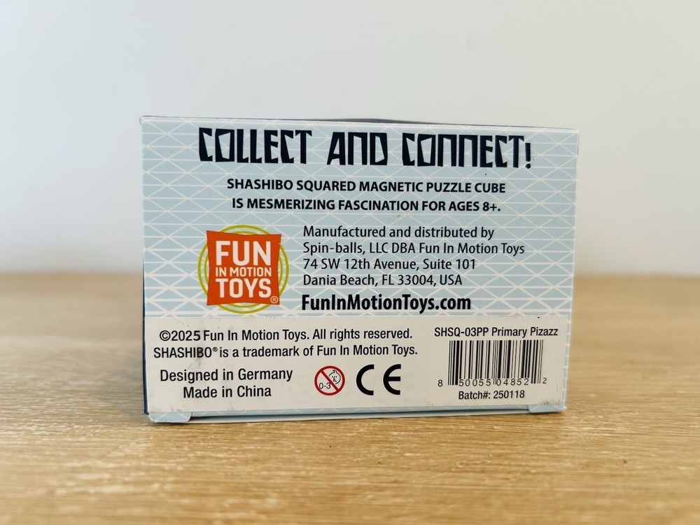 Shashibo Squared Puzzle Cube NOTE See Pics Torn Packaging