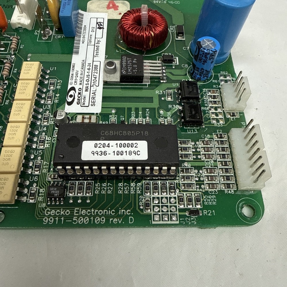 GECKO Model # mas-djs-1-6-24 Spa Controller Sequencer