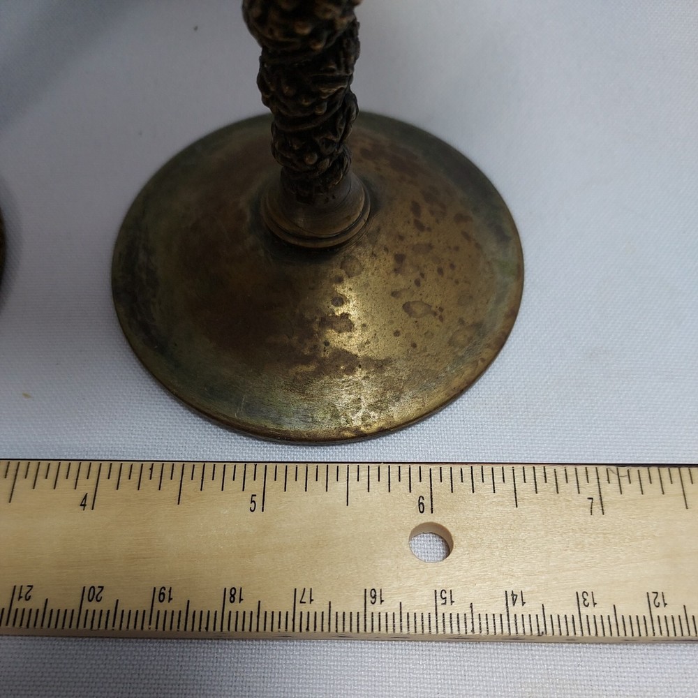 2 Silver Plate Twisted Stem Goblets FB Rogers Made in Spain