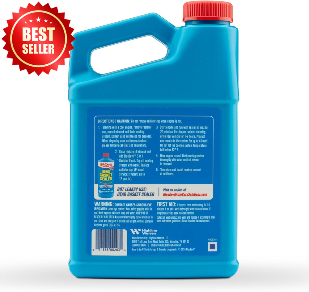 32oz Radiator Flush Coolant System Deep Cleaner Removes Rust Scale Grime US