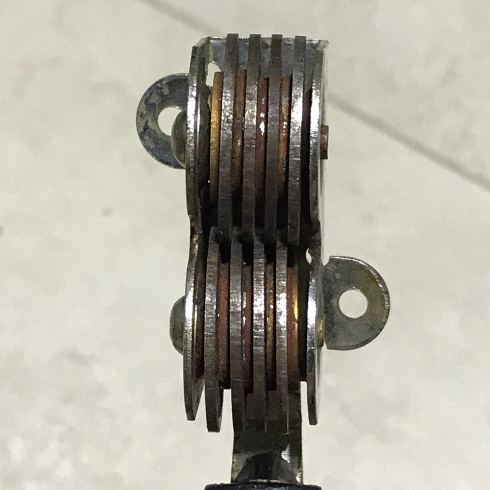 VTG Ekco Pull Through Knife Sharpener Chromium Plated USA