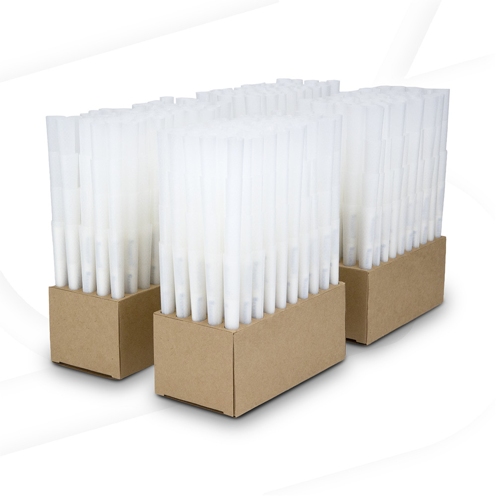Elements Rolling Paper Cones Backrolled King Size, Bulk box 800 cones