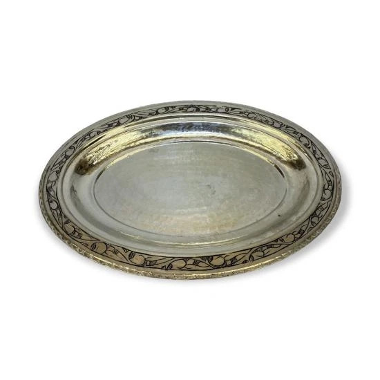 Large Solid Copper Serving Plate, Copper Kebab Iskender Plate 40 cm 15.8 in