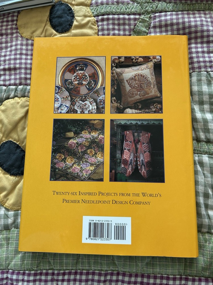 Group Of 4 Vintage Needlepoint Books For Needlework Enthusiasts Includes Pattern