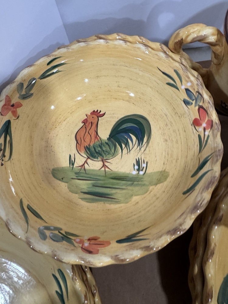 Vintage Home Rooster 16 Piece Dinner Set