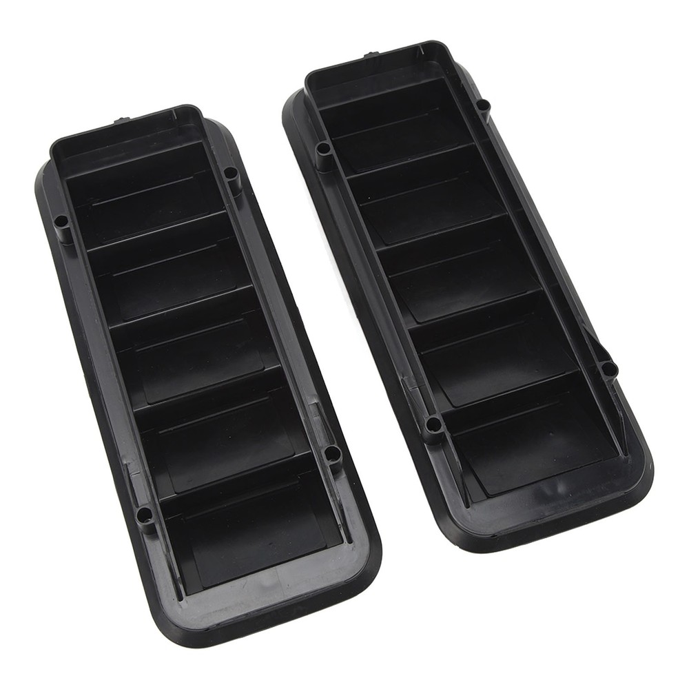 2pcs Back Panel Air Vent Relief Grille Durable Replacement For Chevy Silver COHM