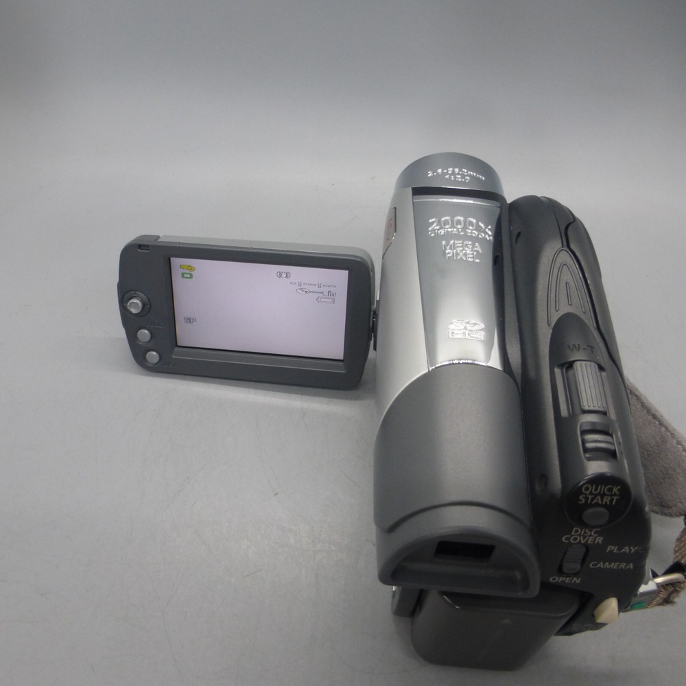 Canon DC320 Handheld DVD-RW Camcorder Silver Tested