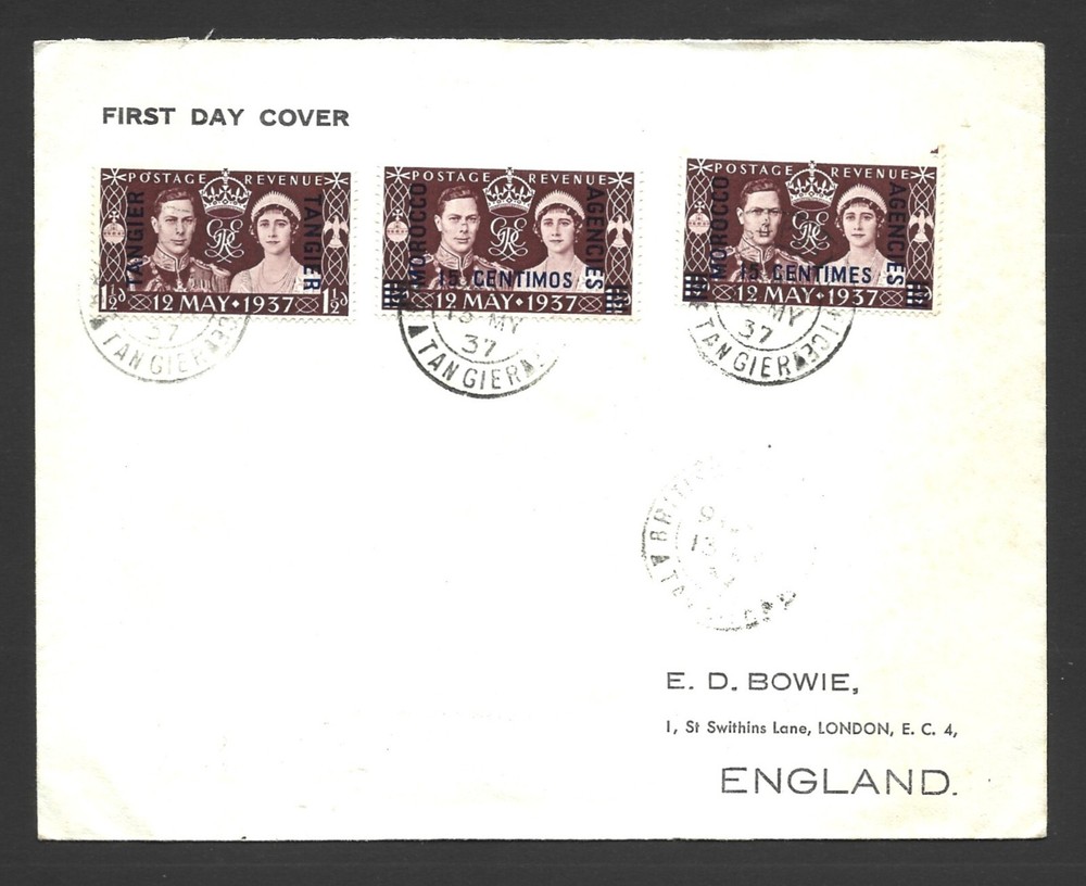 1937 Tangiers Morocco cover. ref A721