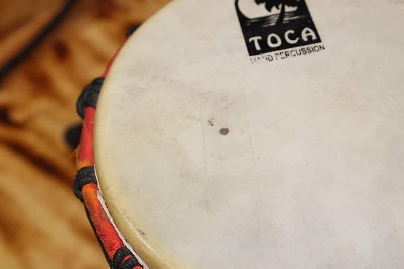 Toca Hand Percussion Red Djembe