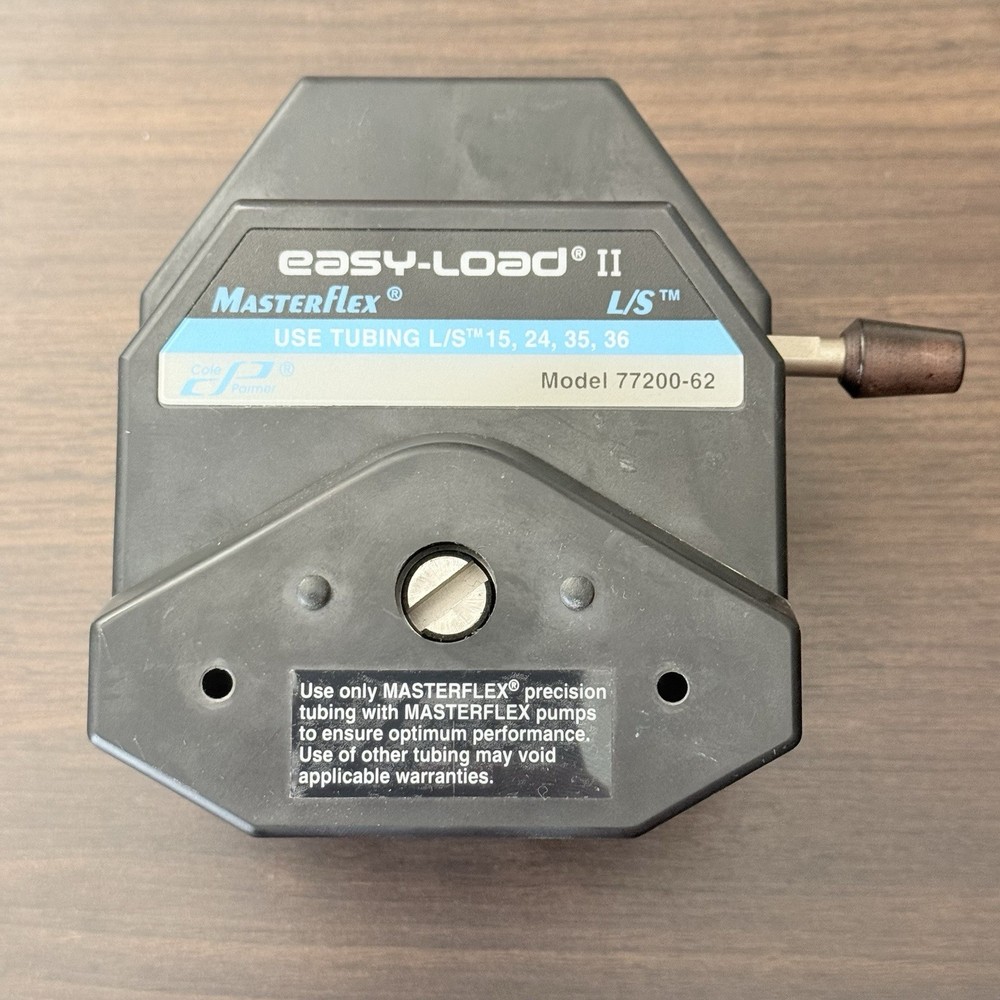 Cole Parmer MasterFlex L/S Peristaltic Pump Head Easy Load II 77200-62
