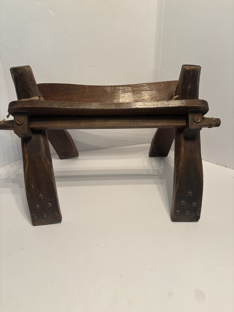 Vintage Egyptian Camel Saddle Stool