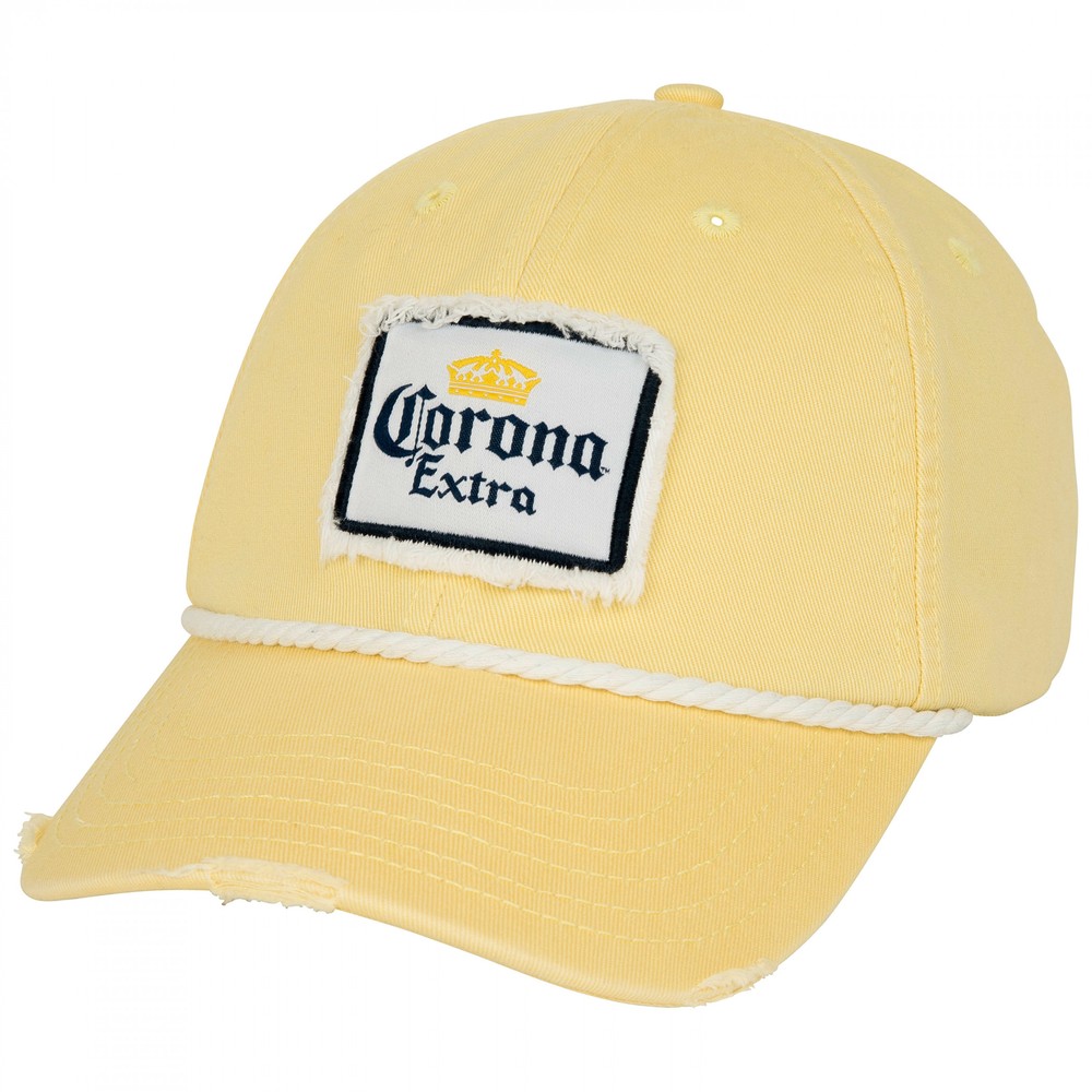 Corona Extra Crown White Adjustable Strapback Rope Hat Multi-Color
