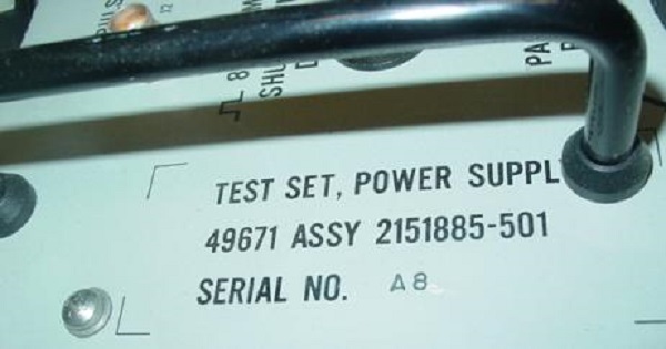 Naval electronic systems command ts-3386 ULQ power supply