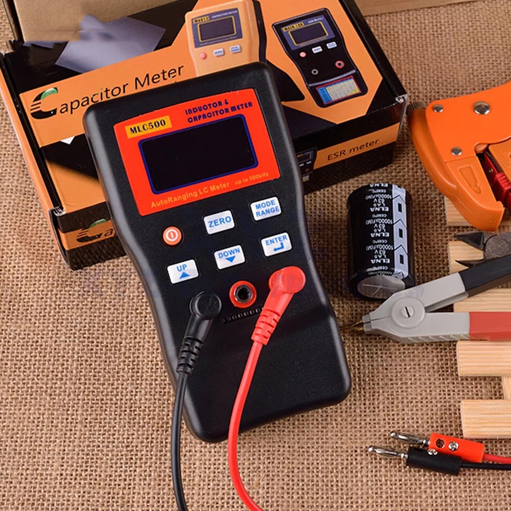 MLC500 Auto Range LCR Capacitance Inductance Meter Digital Capacitance Testerh2