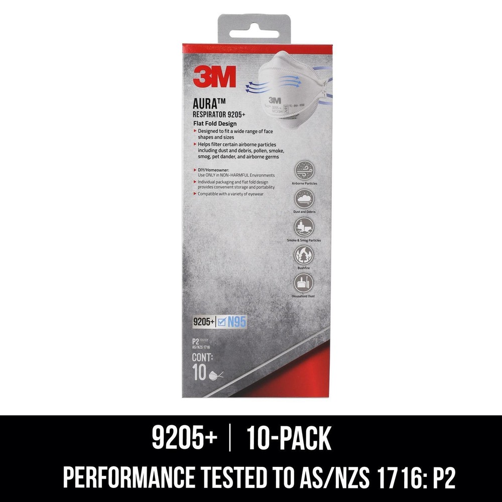 3M Aura Particulate Respirator - 10 Pack