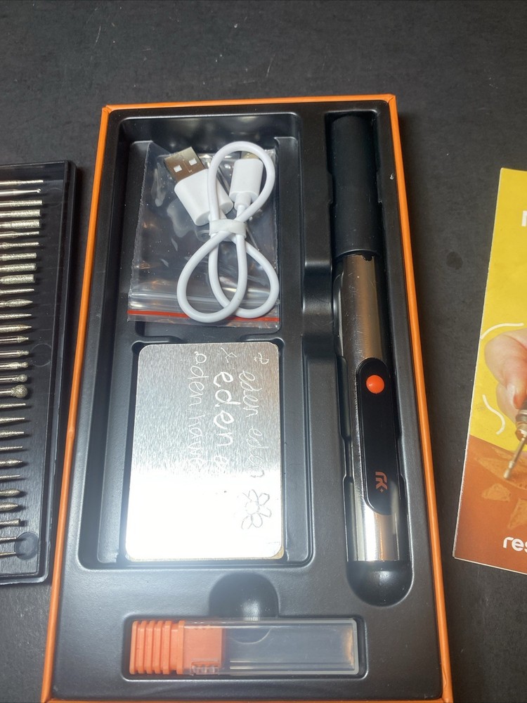 Resparked • Customizer Engraving Pen - With 30 Bits! (Silver) OPEN BOX