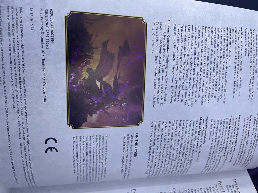 Dungeons and Dragons 5E Core Rulebook Gift Set 2018 PHB DMG MM 1/3b