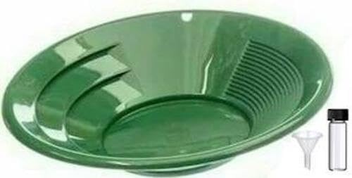 Sluice Monkey 10" PANNING Gold PAN - Green