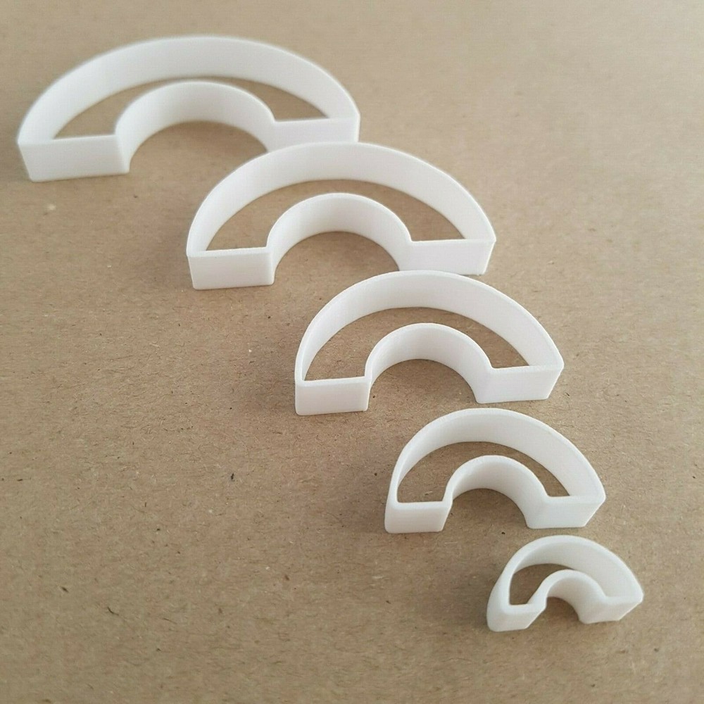 Rainbow Shape Mini Fondant Cutter Small Sugarcraft Icing Tiny Sharp Stencil
