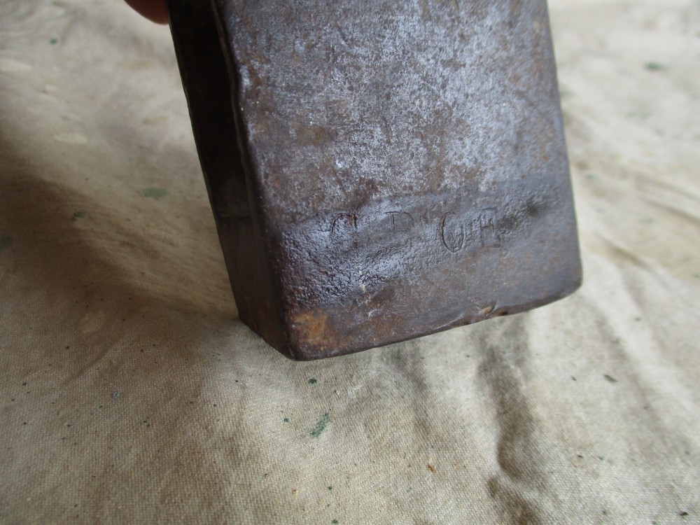 Used Spade Bit Axe Head