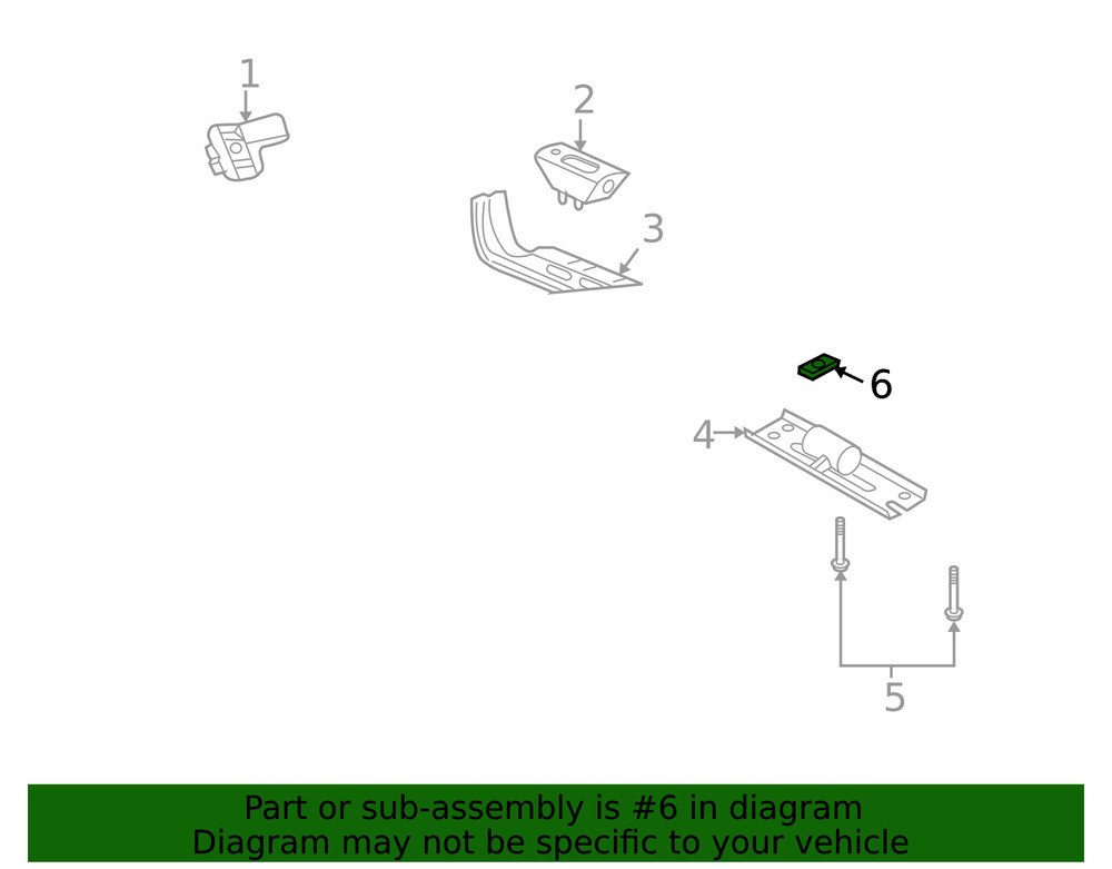 Genuine Ford Support Bar Nut N621945-S439