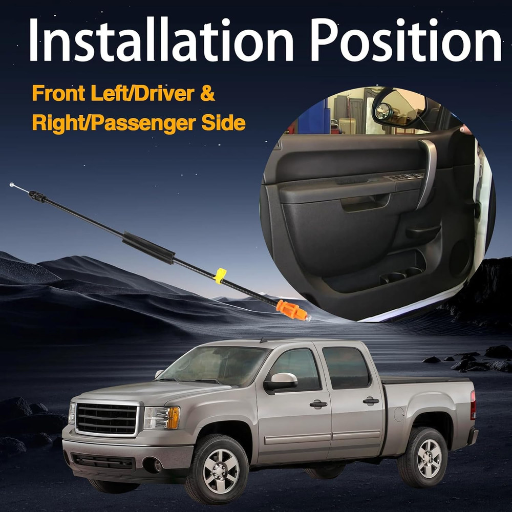 16 Inch Inside Door Handle Latch Release Cable for Chevy GMC Silverado 1500...