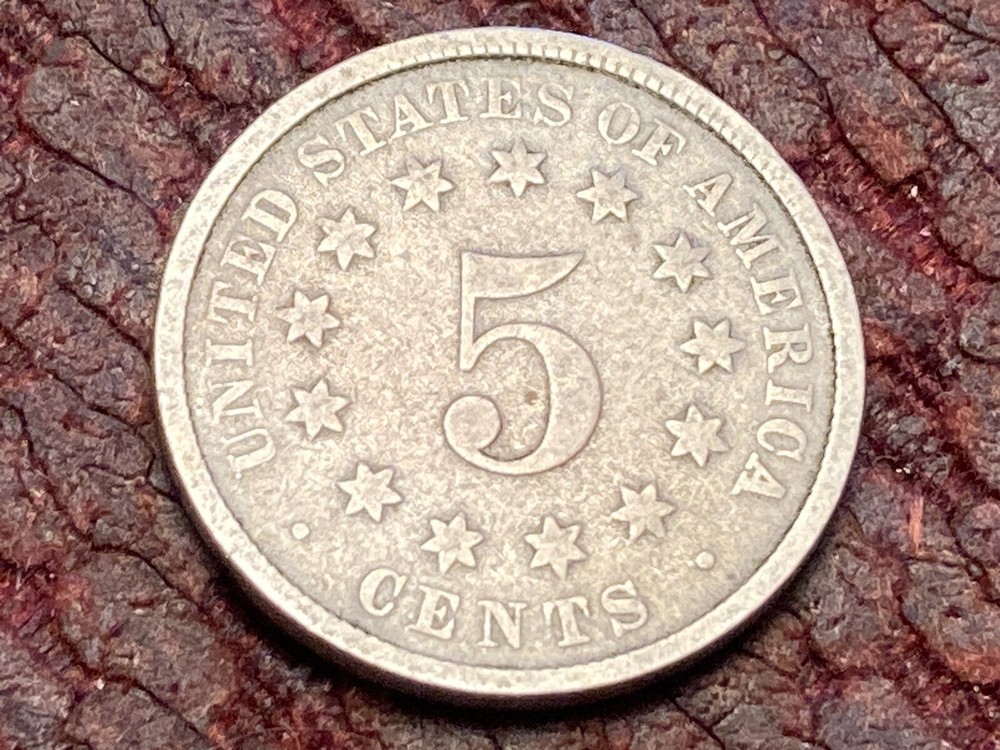 1883/2 SHEILD NICKEL